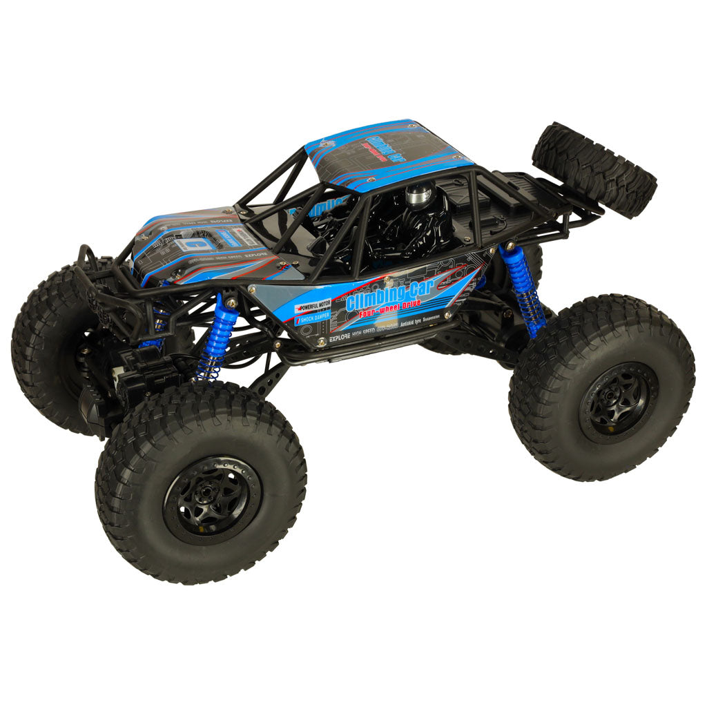 Rc Crawler Climbing Car 1:10 4wd 48cm Blue