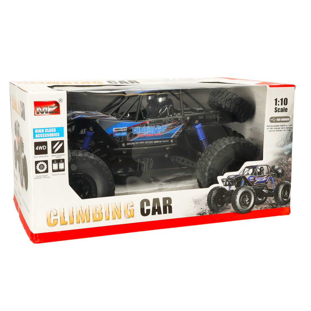 Rc Crawler Climbing Car 1:10 4wd 48cm Blue