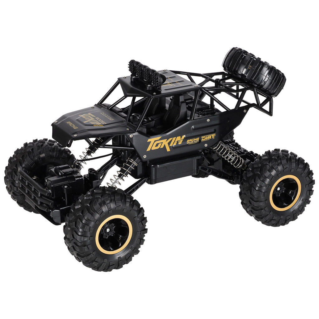 Rc Car Rock Crawler 1:12 4wd Metal Black