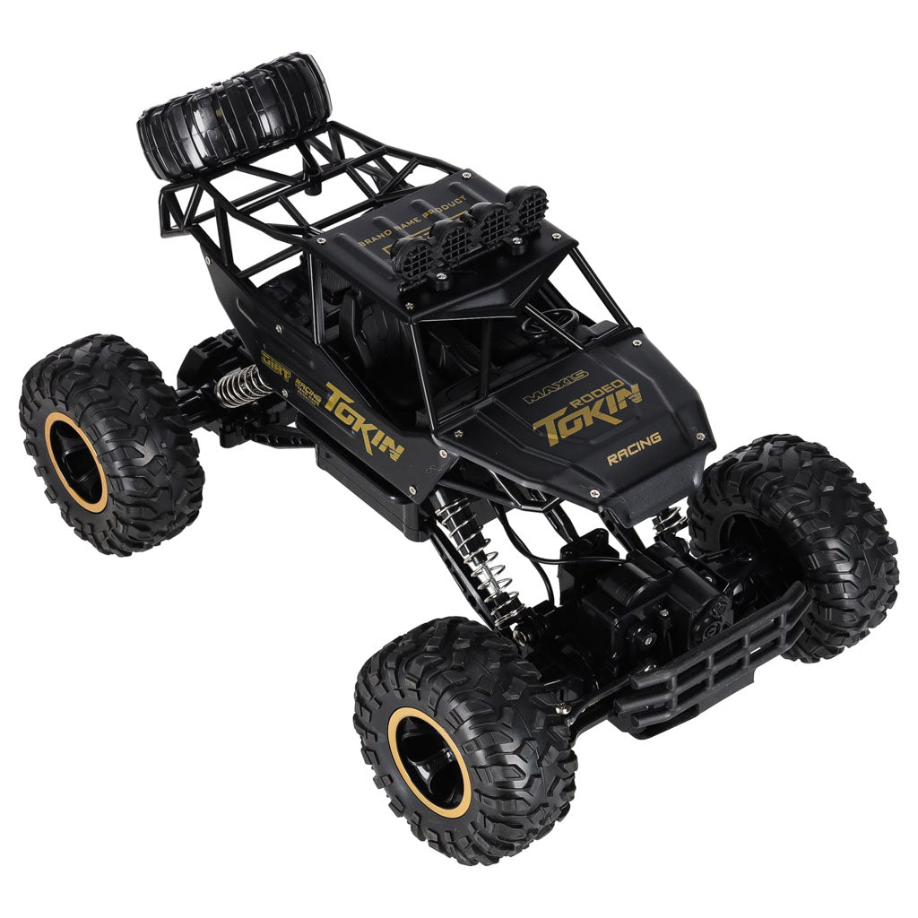 Rc Car Rock Crawler 1:12 4wd Metal Black