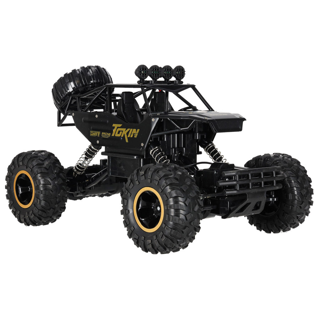 Rc Car Rock Crawler 1:12 4wd Metal Black