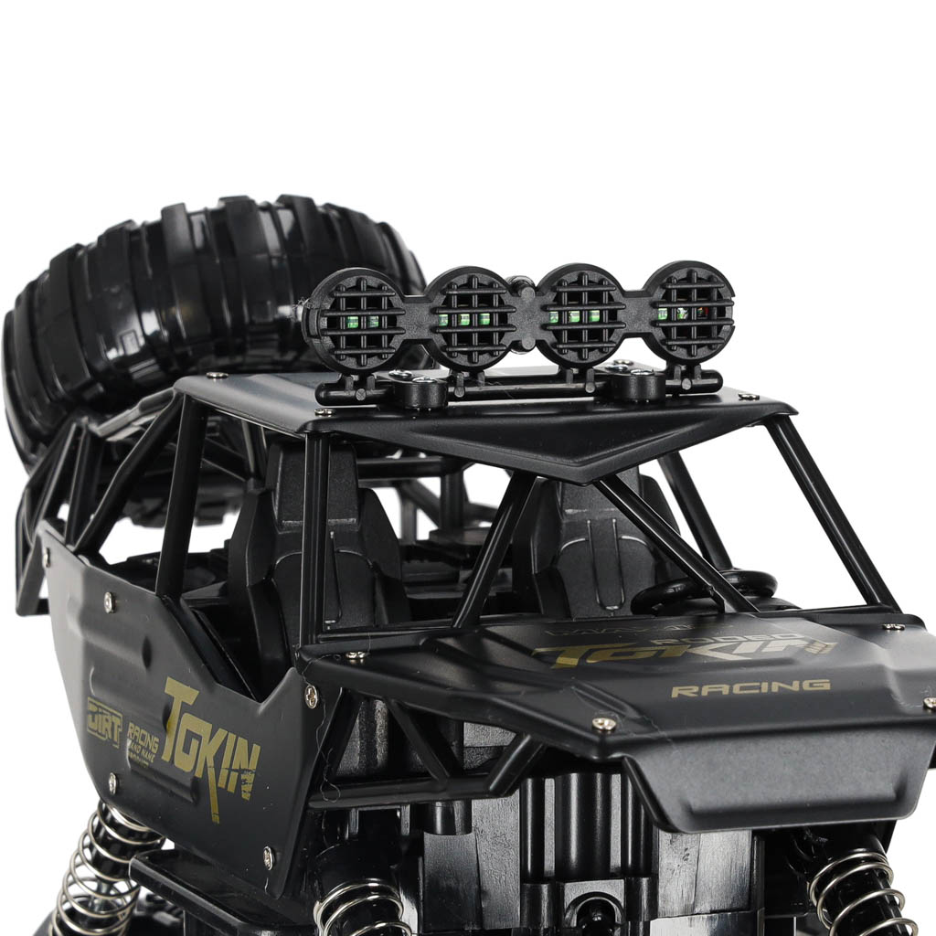 Rc Car Rock Crawler 1:12 4wd Metal Black