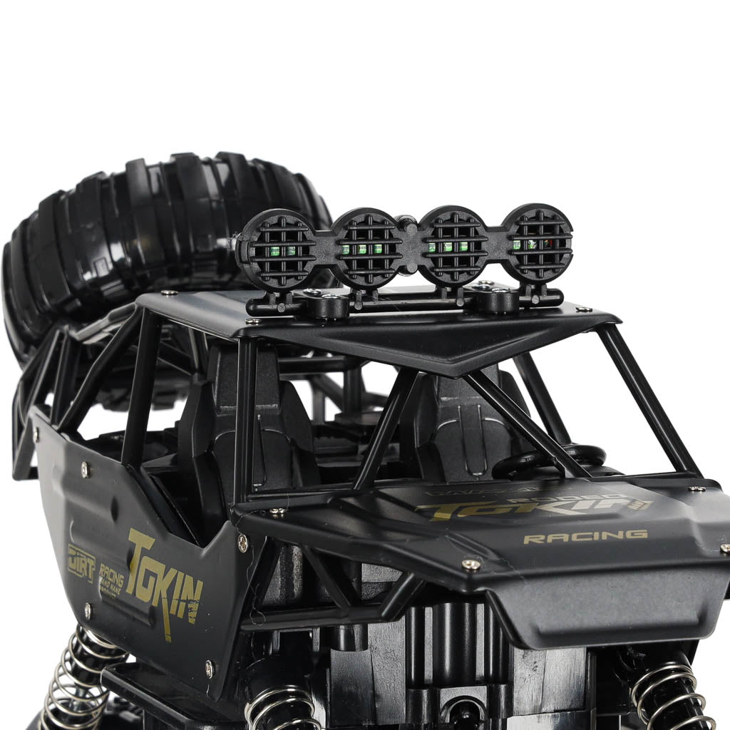 Rc Car Rock Crawler 1:12 4wd Metal Black