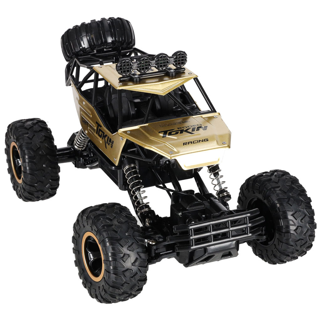 Rc Car Rock Crawler 1:12 4wd Metal Gold