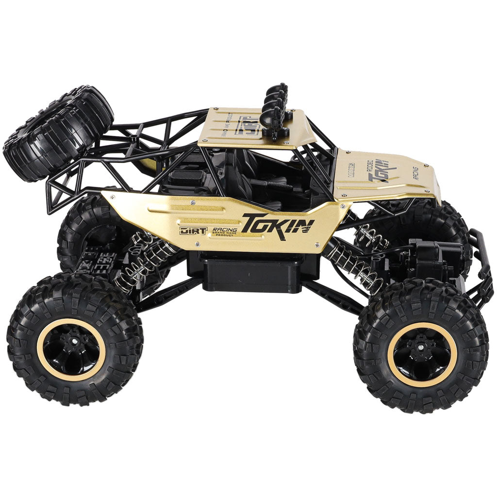 Rc Car Rock Crawler 1:12 4wd Metal Gold