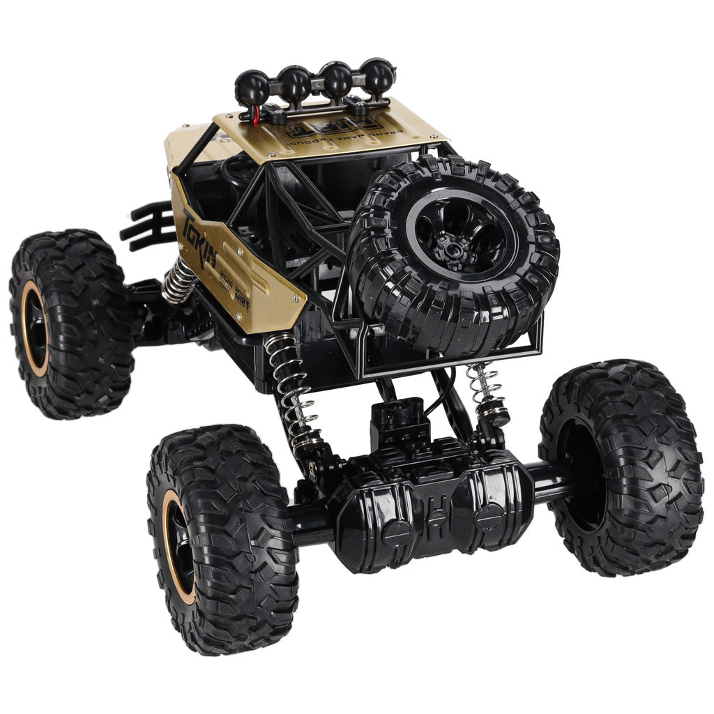 Rc Car Rock Crawler 1:12 4wd Metal Gold