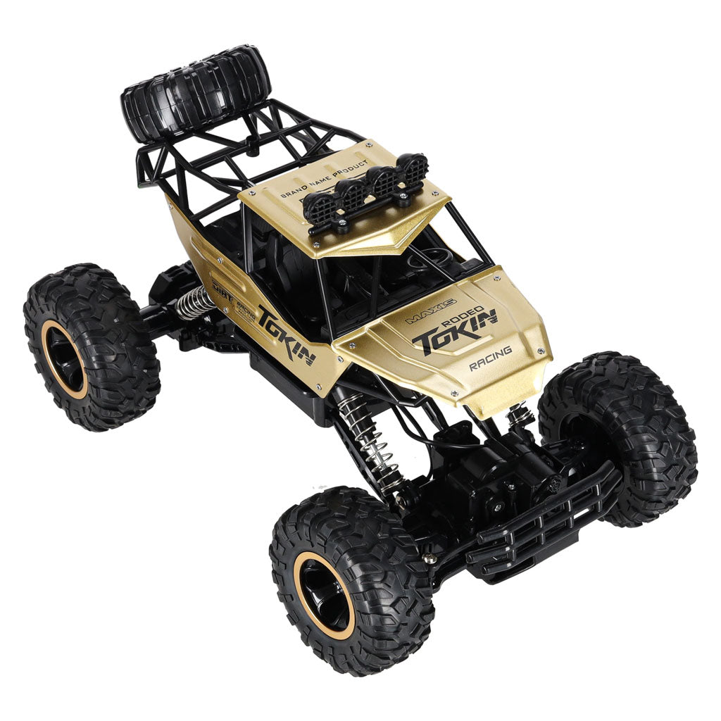 Rc Car Rock Crawler 1:12 4wd Metal Gold