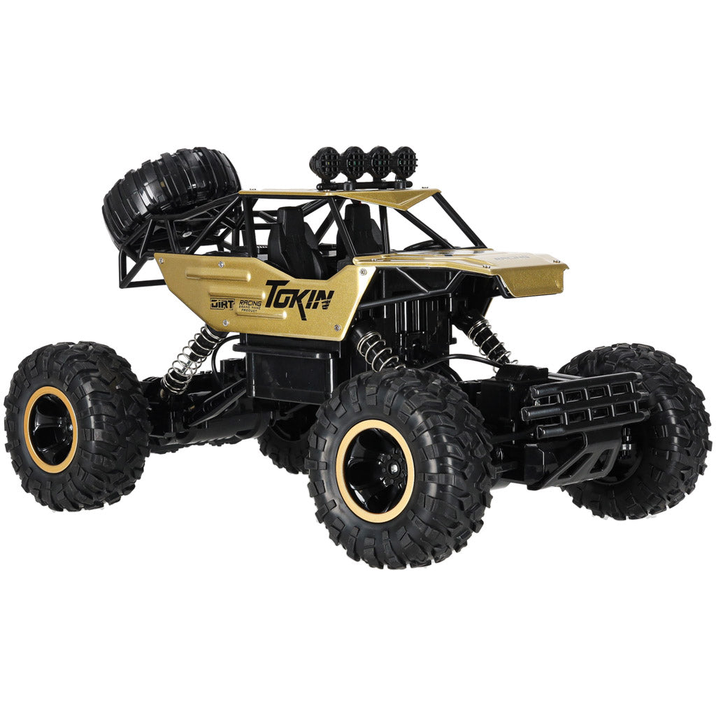 Rc Car Rock Crawler 1:12 4wd Metal Gold