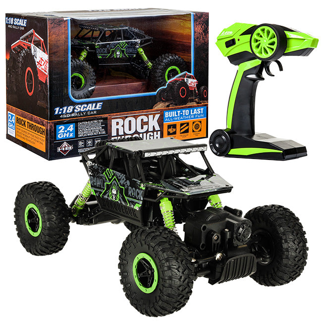 Rc кола Rock Crawler Hb 2.4ghz 1:18 зелен