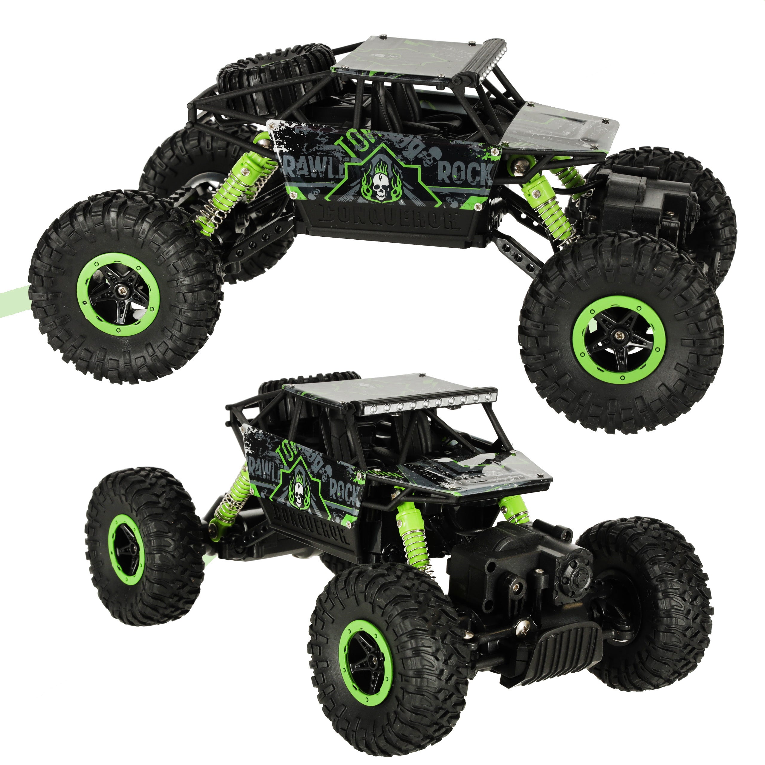 Rc Car Rock Crawler Hb 2.4ghz 1:18 Green
