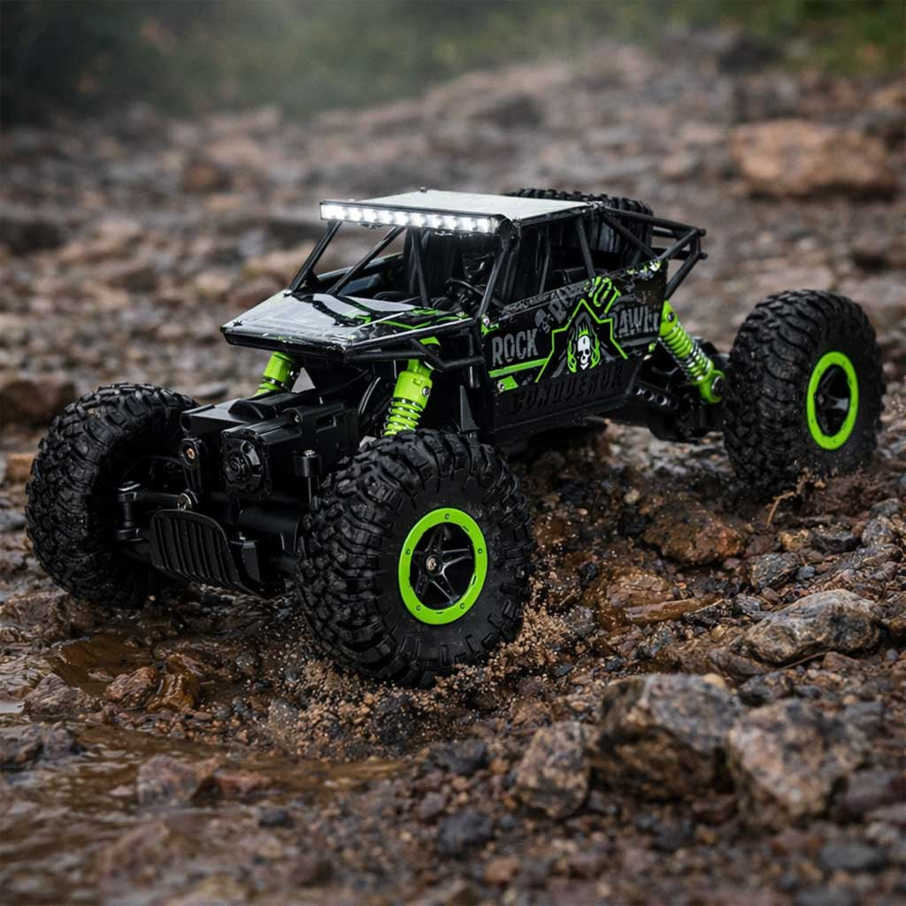 Rc кола Rock Crawler Hb 2.4ghz 1:18 зелен