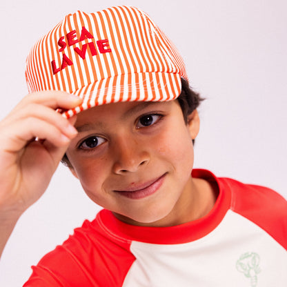 Casquette Swim Essentials - Beige/rose - Sea La Vie