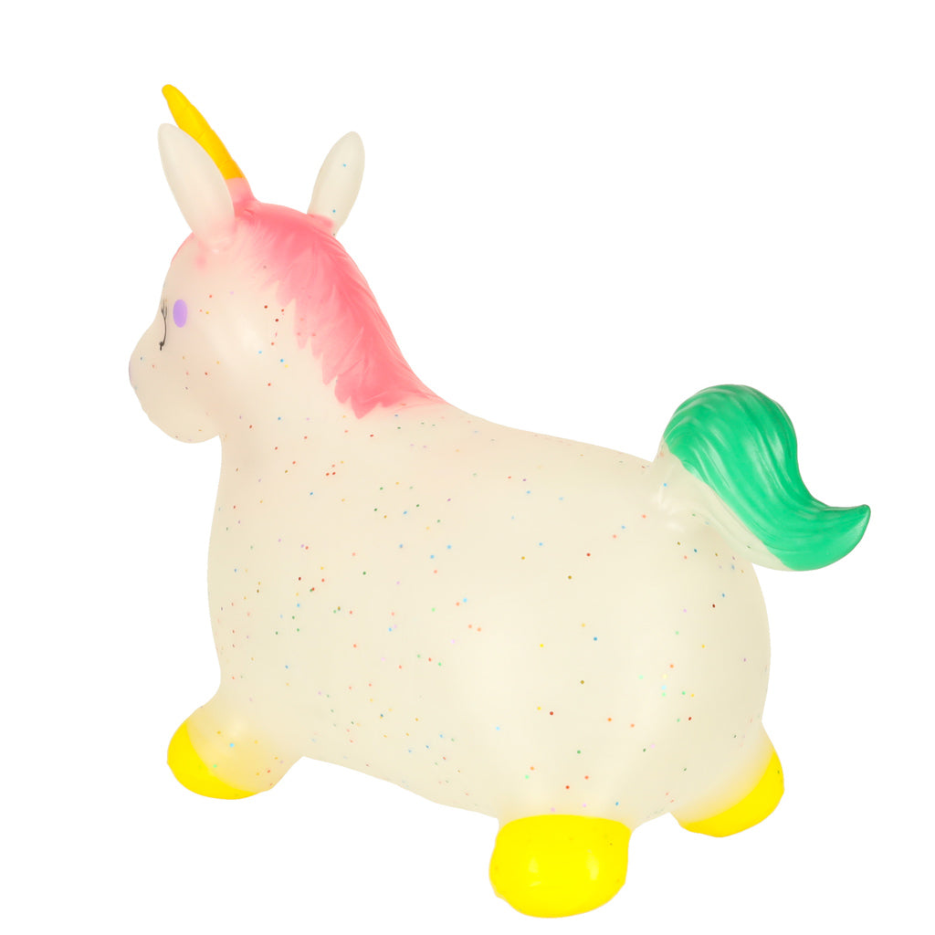 Children's Jumping Jumper With Pump Rubber Unicorn