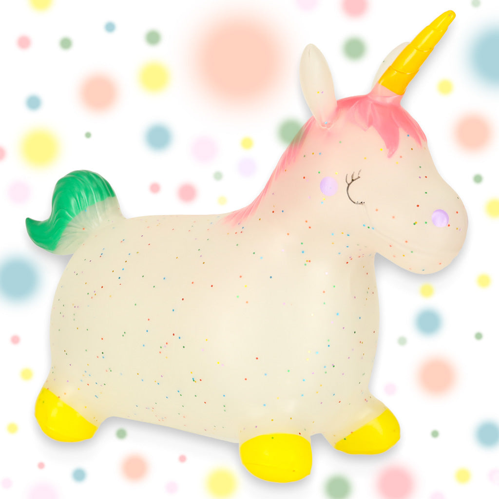 Children's Jumping Jumper With Pump Rubber Unicorn