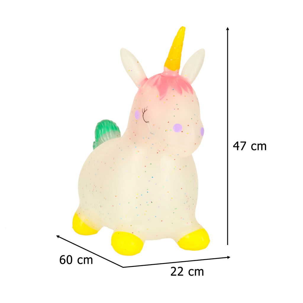 Children's Jumping Jumper With Pump Rubber Unicorn