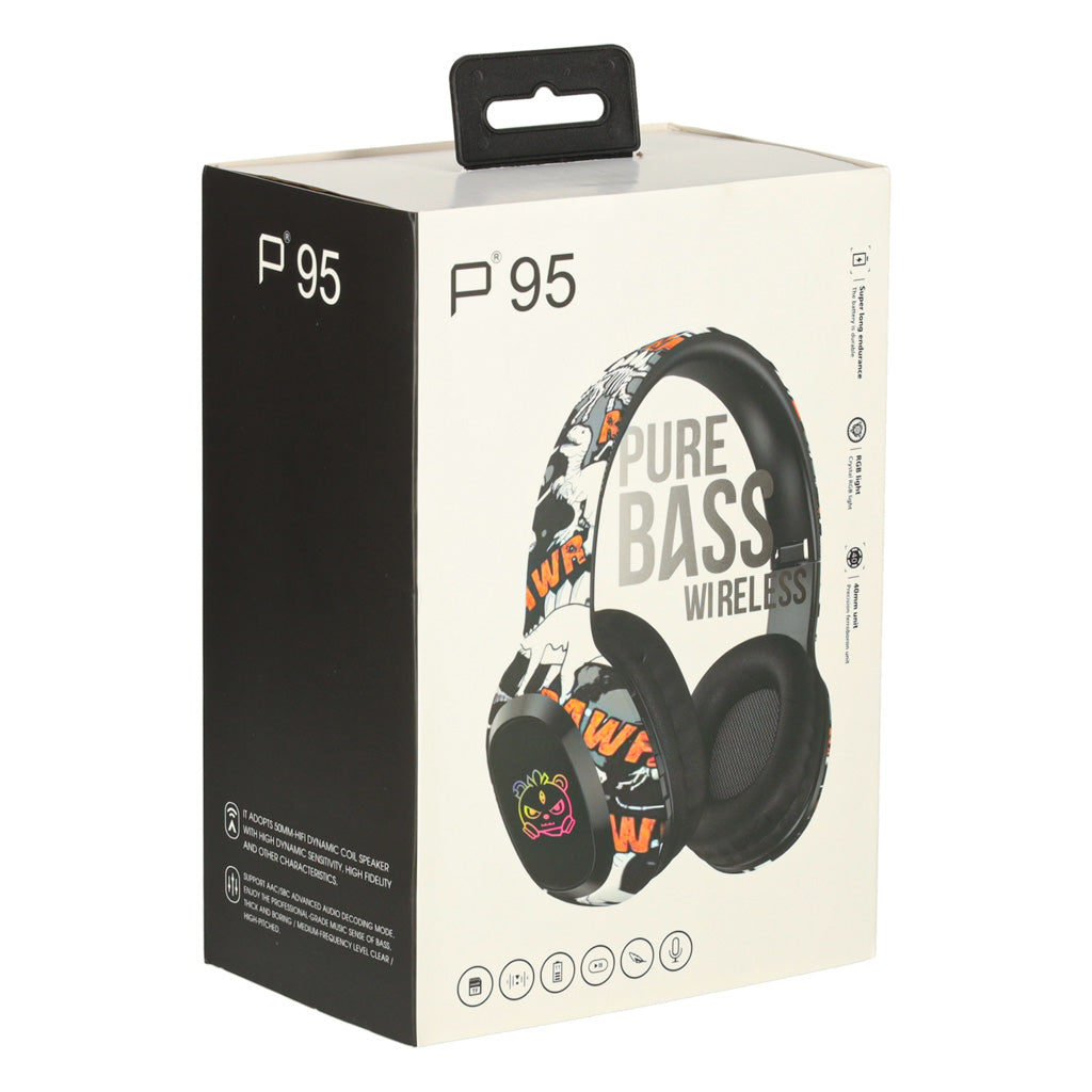 Bluetooth Gaming Sport Wireless In-ear Headphones Black