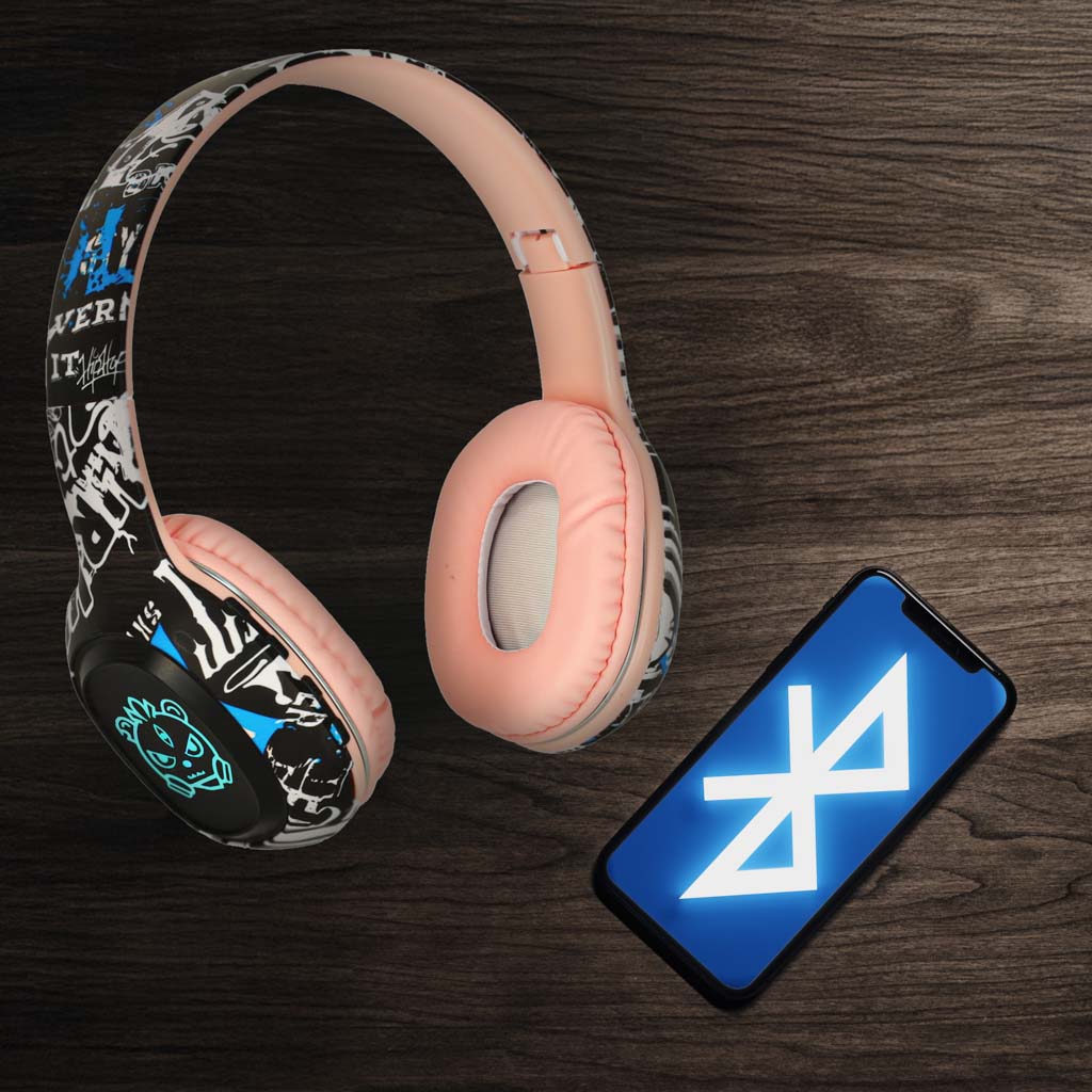 Bluetooth Gaming Sport Wireless In-ear Headphones Pink