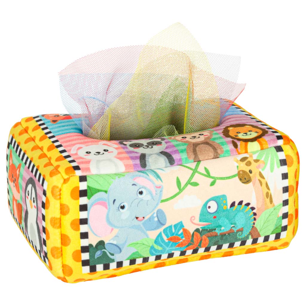 Sorter Tissue Box Sensory Montessori Plush Numbers Letters