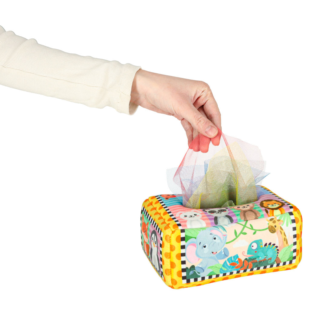 Sorter Tissue Box Sensory Montessori Plush Numbers Letters