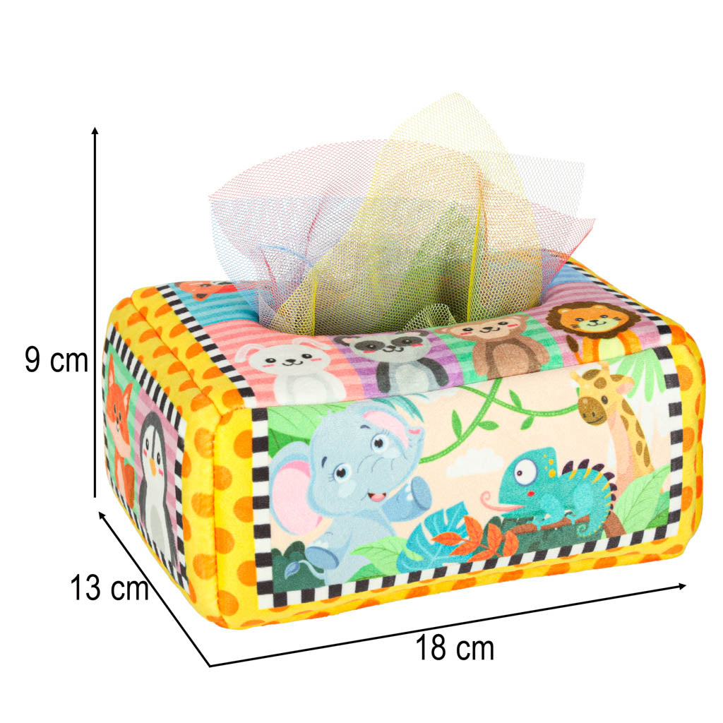 Sorter Tissue Box Sensory Montessori Plush Numbers Letters