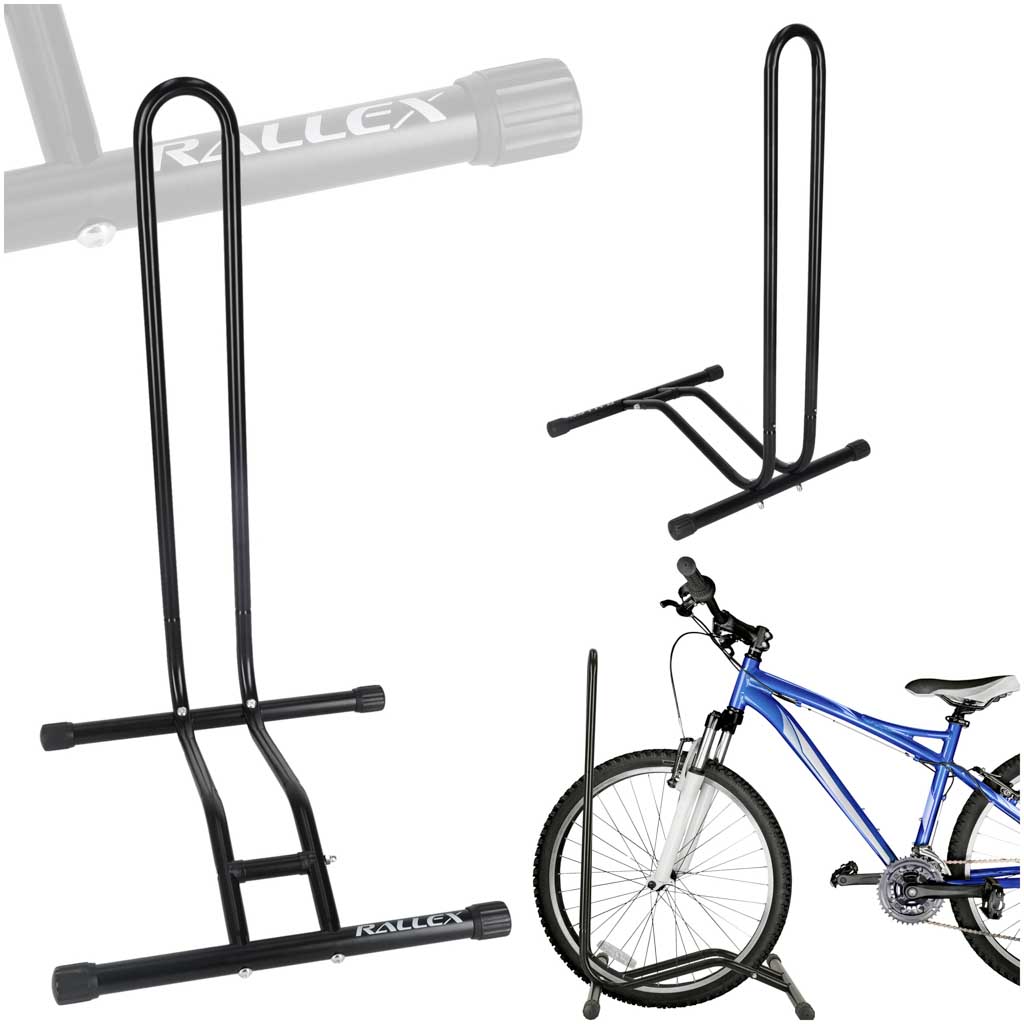 Enkele Metalen Fietsstandaard Zwart