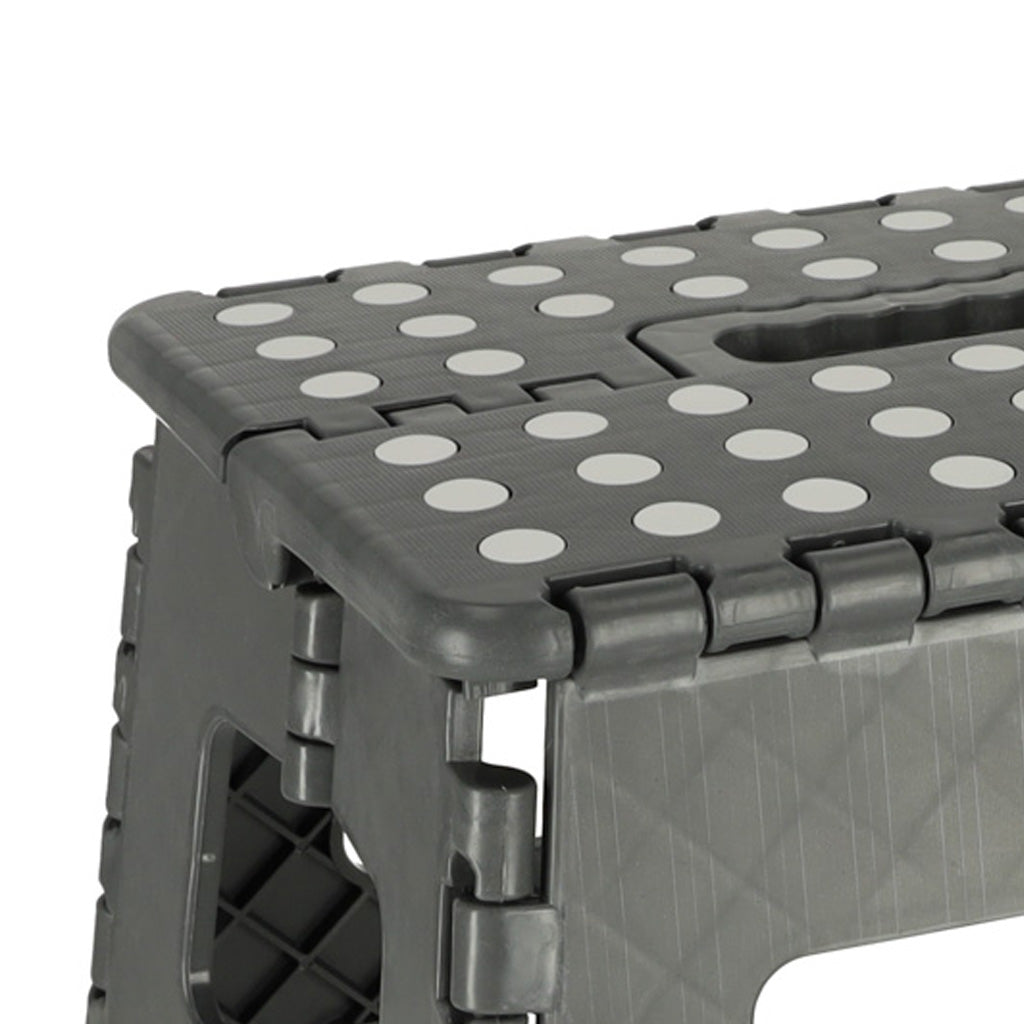 Non-slip Folding Stool 22cm Dark Grey