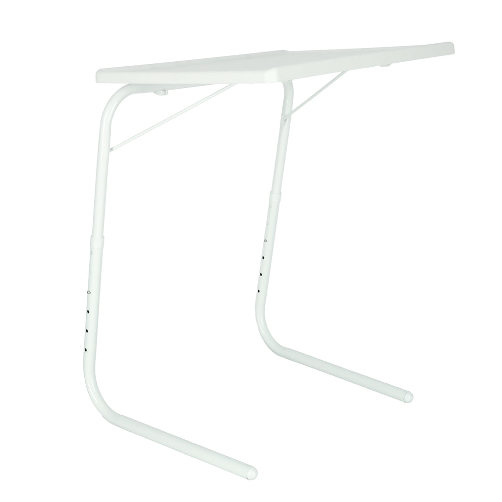 Bijzettafel voor laptop opvouwbaar 52 x 40 cm wit