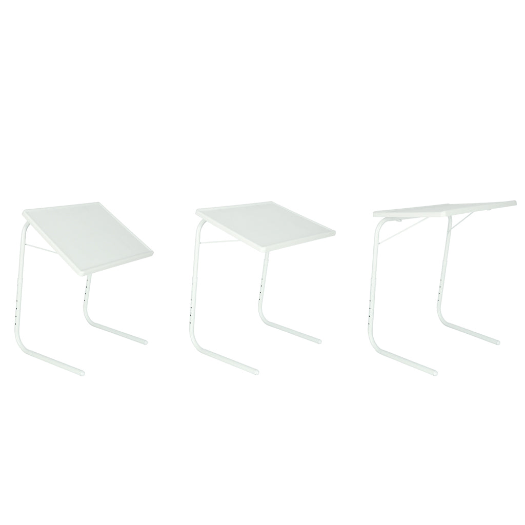 Side Table For Laptop Folding 52 X 40 Cm White