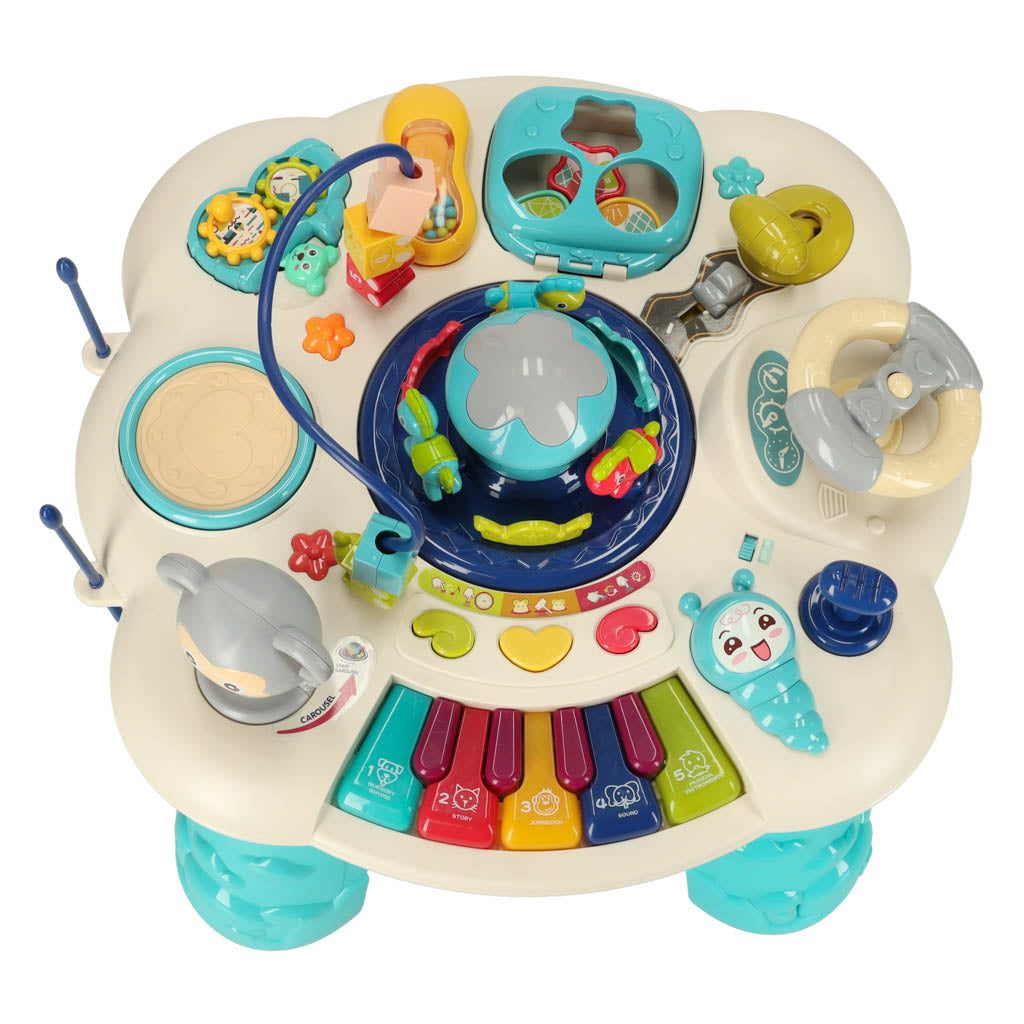 Educational Interactive Table For Children With Sound Blue