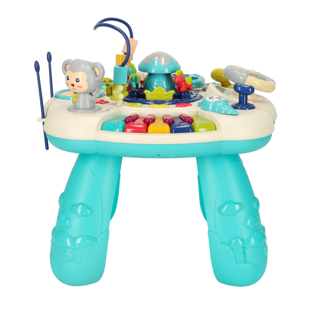 Educational Interactive Table For Children With Sound Blue