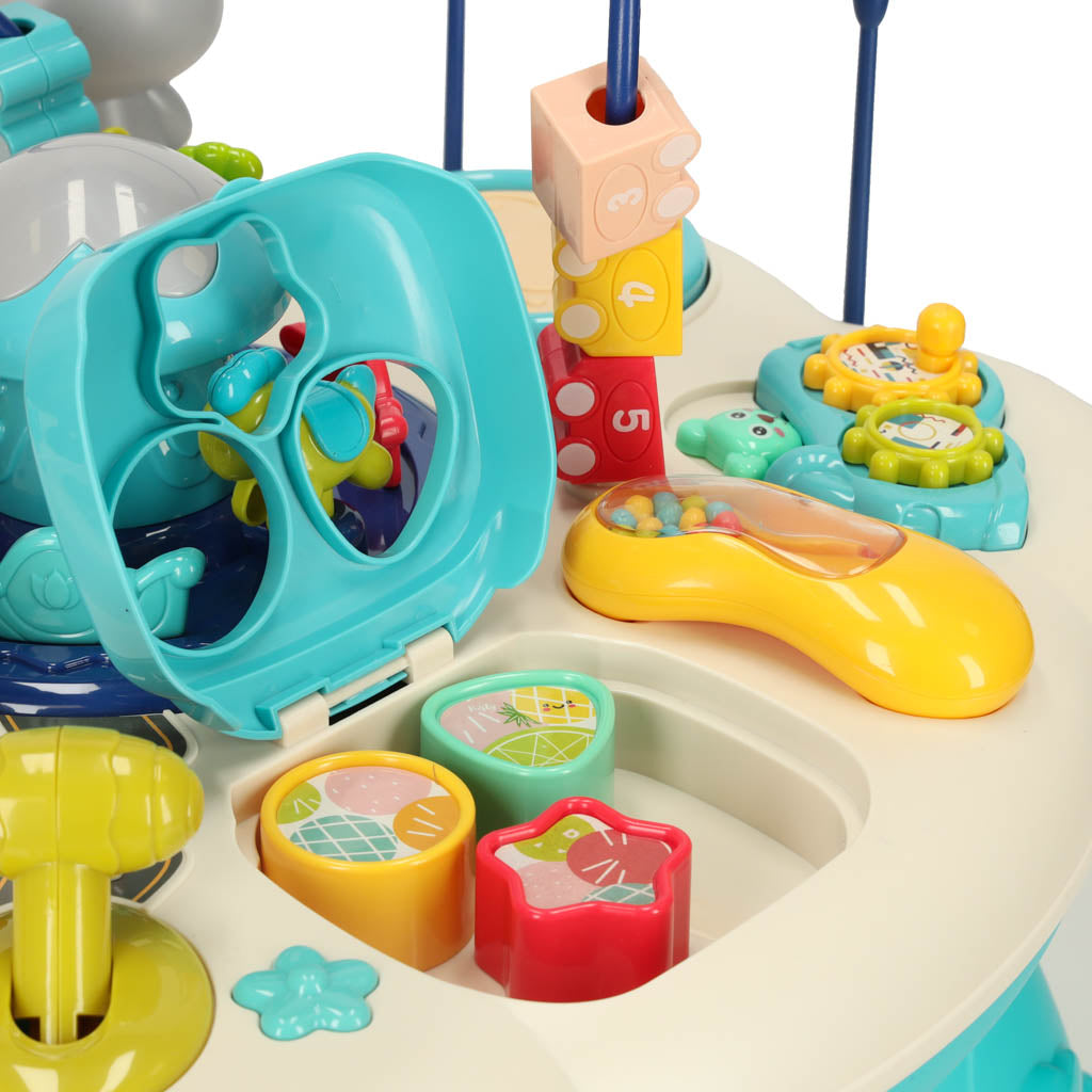 Educational Interactive Table For Children With Sound Blue