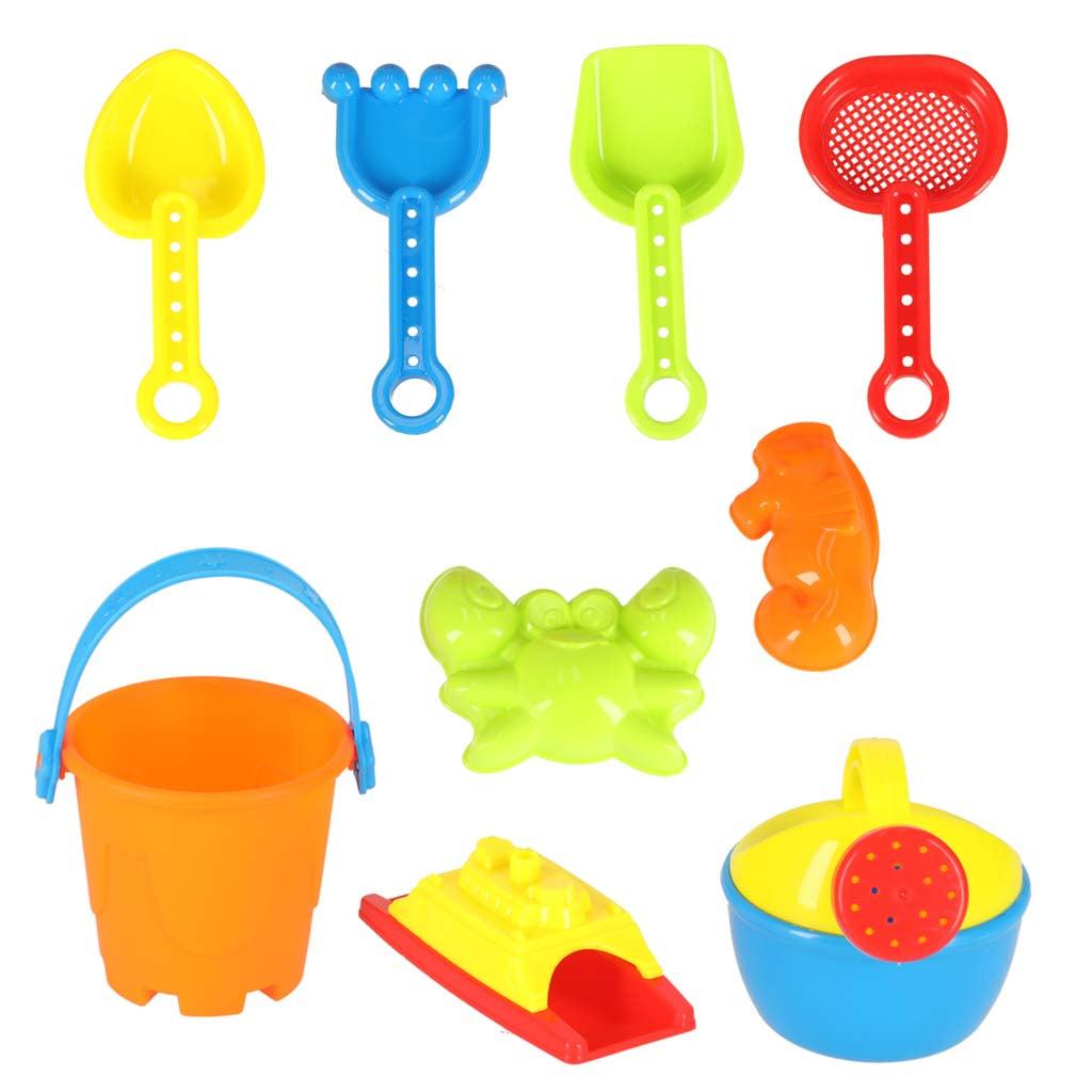 Water Table Four Parts Sandbox Shovel Watering Can Stool