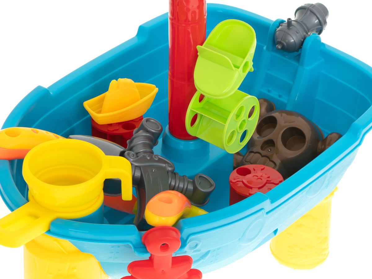 Water Bath Table Sandbox Pirate Ship / 25el.