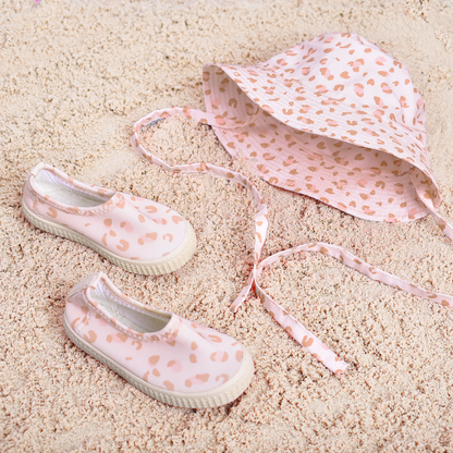 Swim Essentials Sonnenhut – Altrosa – Leopard