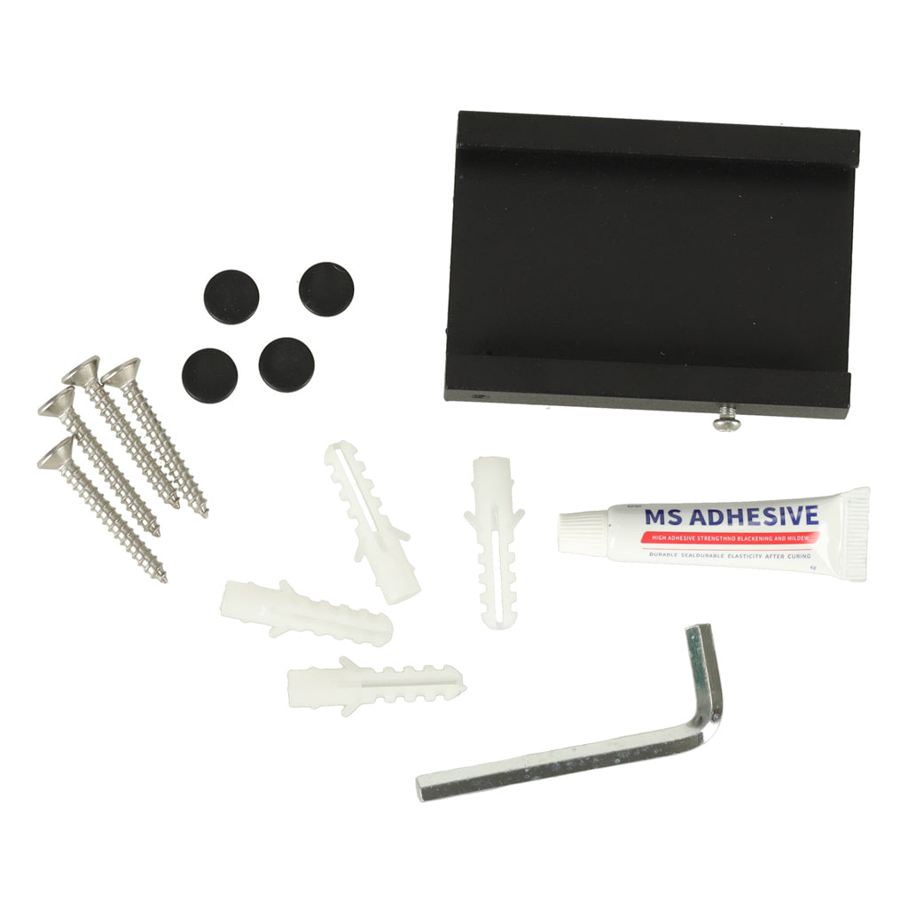 Telescopic Pull-out Wall Hanger 84cm Black
