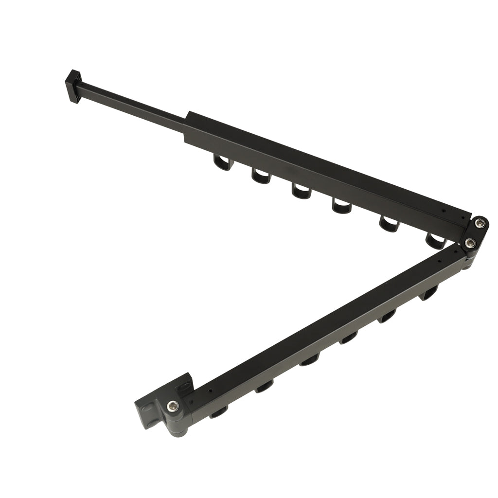 Telescopic Pull-out Wall Hanger 84cm Black