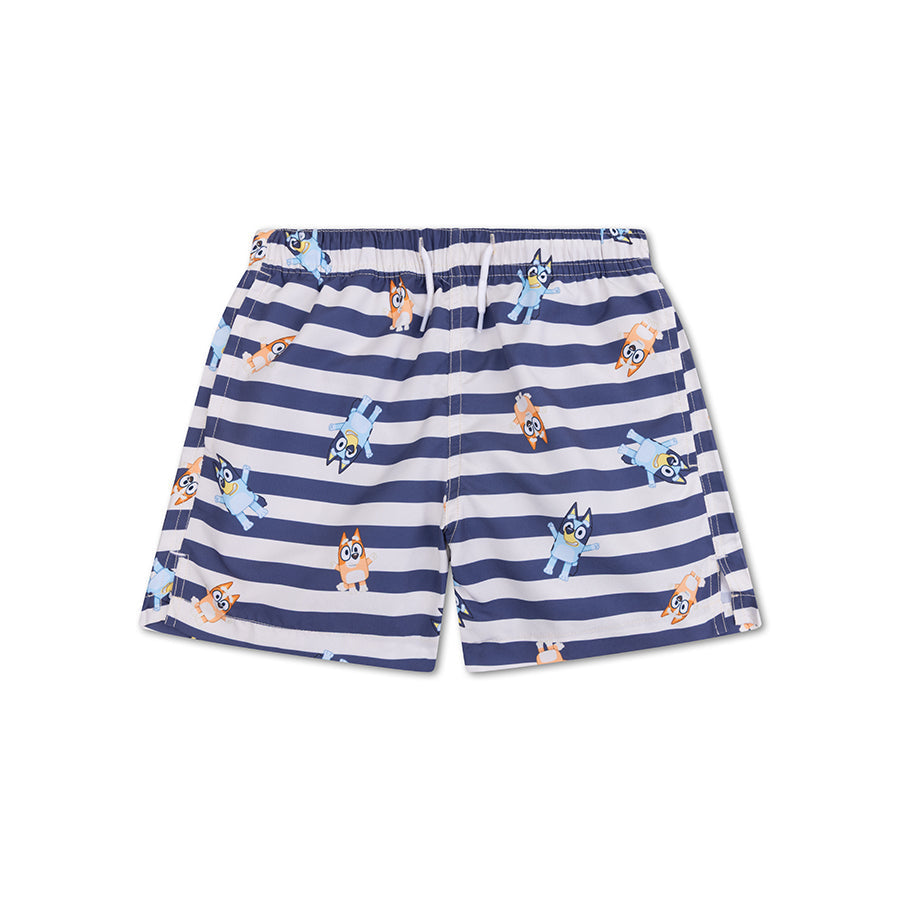 Pantaloni scurți de baie Swim Essentials - Albastru/alb - Bluey
