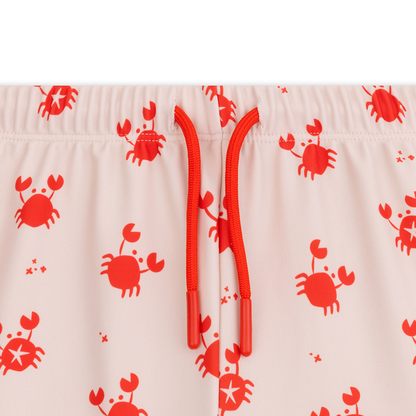 Swim Essentials Swim Boxer - Beige/rød - Crabby