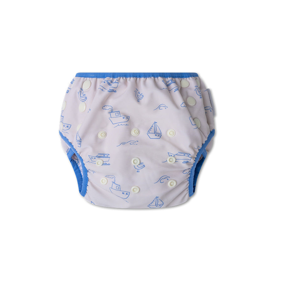 Swim Essentials Swim Plienka – Béžová/modrá – Seas The Day