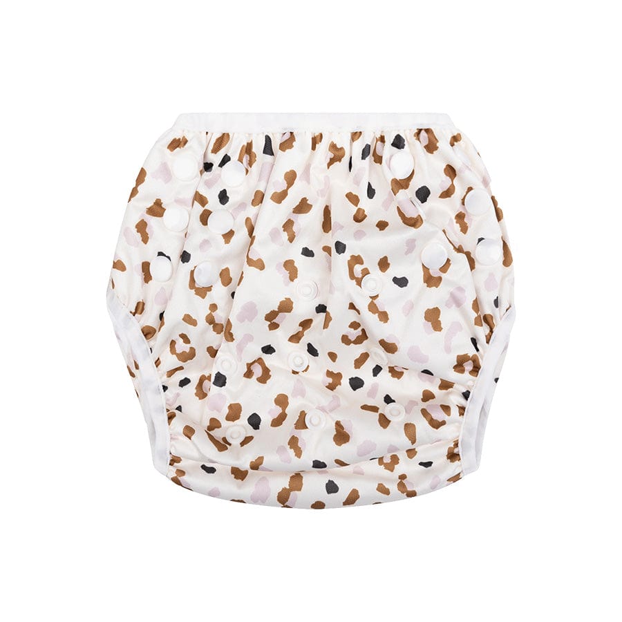 Swim Essentials Plavková plenka - Khaki - Leopard