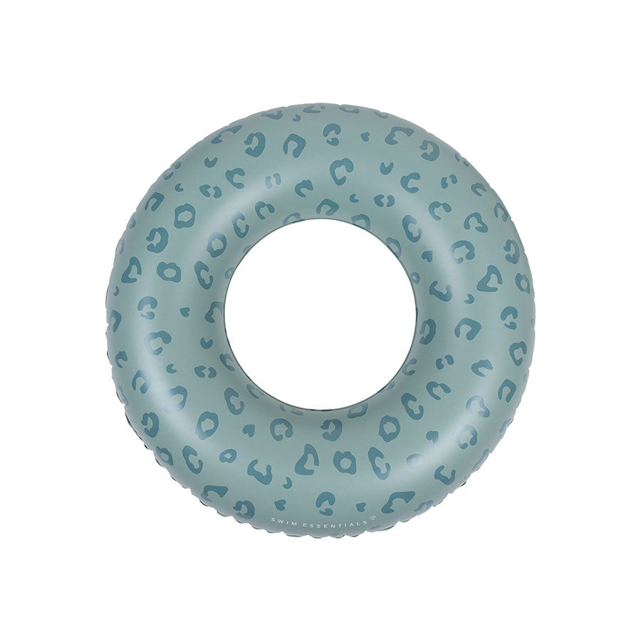 Swim Essentials Swim Ring - Green - Leopard - Ø 90 Cm