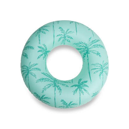 Swim Essentials Swim Ring - Green - Palm Trees - Ø 102 Cm