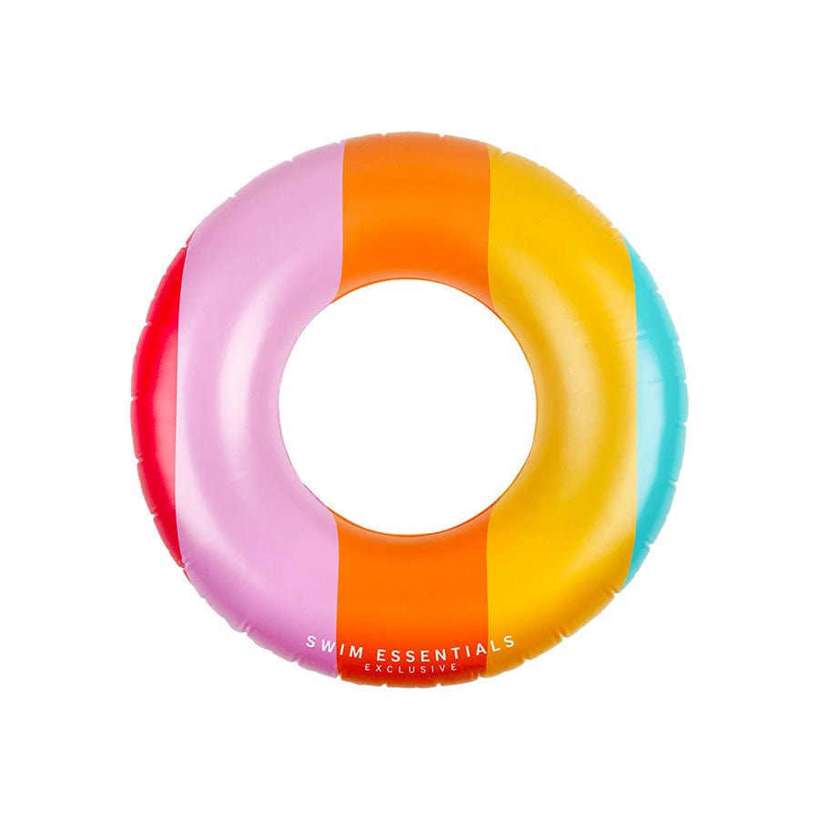 Swim Essentials Swim Ring - Multicolor - Color Rush - Ø 90 Cm