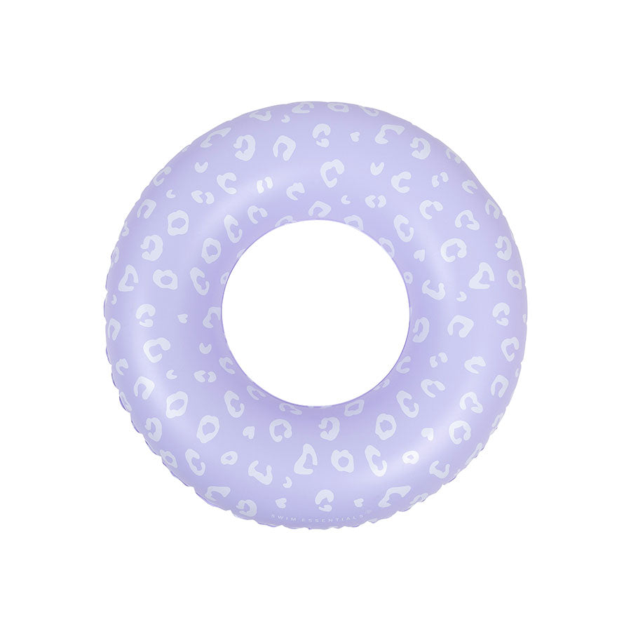 Swim Essentials Swim Ring - Lila - Leopard - Ø 90 Cm