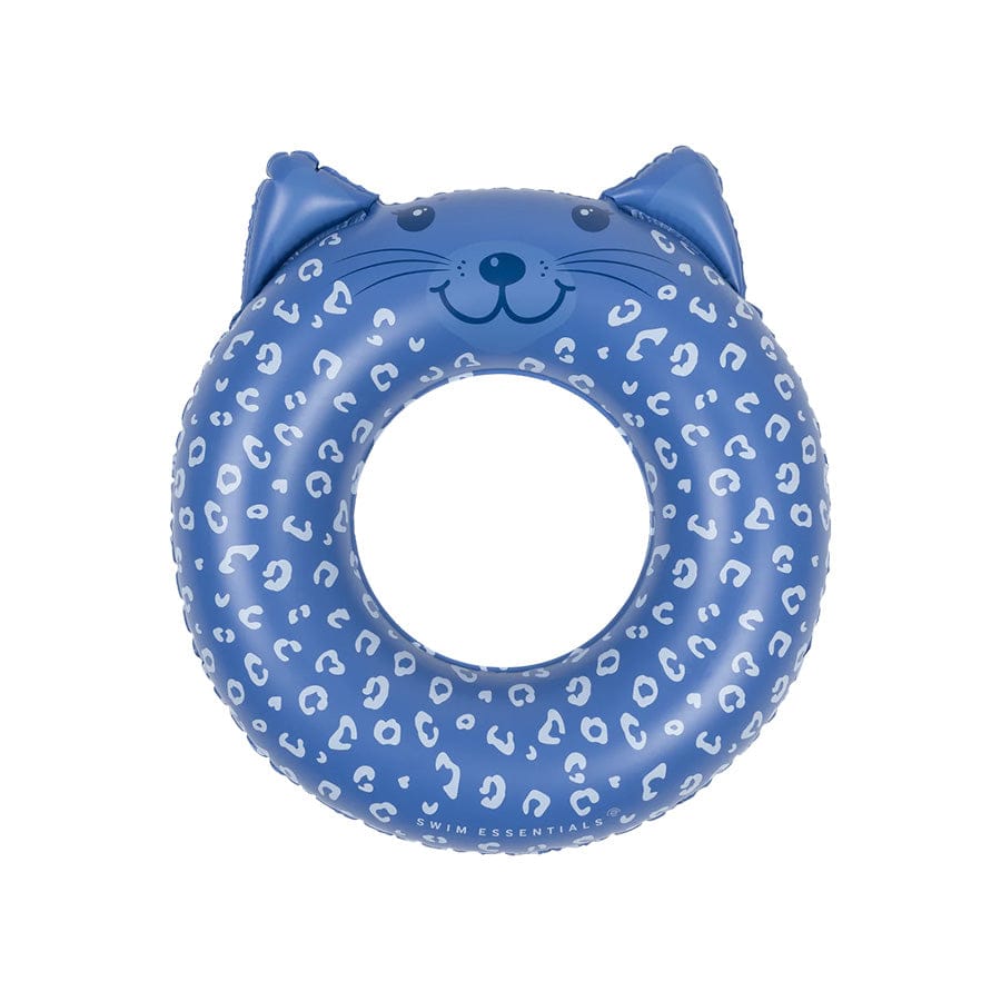 Swim Essentials Swim Ring Animal - Blue - Leopard - Ø 55 Cm