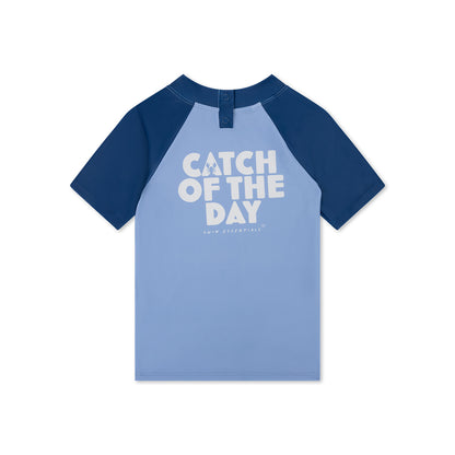 Swim Essentials Simning T-shirt Kort ärm - Blå - Dagens fångst