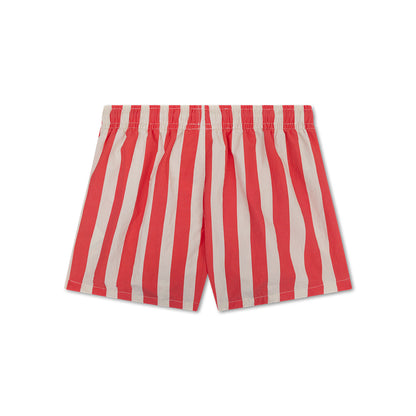Swim Essentials svømmeshorts - Beige/rød - Lobster Stripe - Voksen