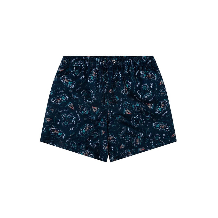 Swim Essentials Swim Shorts - Dark Blue - Islands