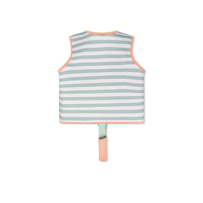 Swim Essentials Swim Vest - Green/white - Resort Stripe - 3/6 Years