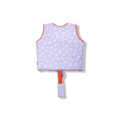 Swim Essentials Swim Vest - Lila Leopard - 3/6 Years